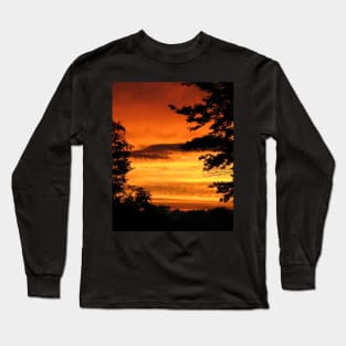 Fiery Sunset Long Sleeve T-Shirt